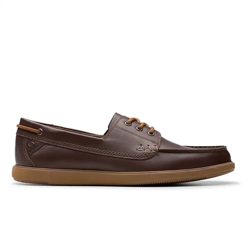 Bratton Boat Dark Brown Lea