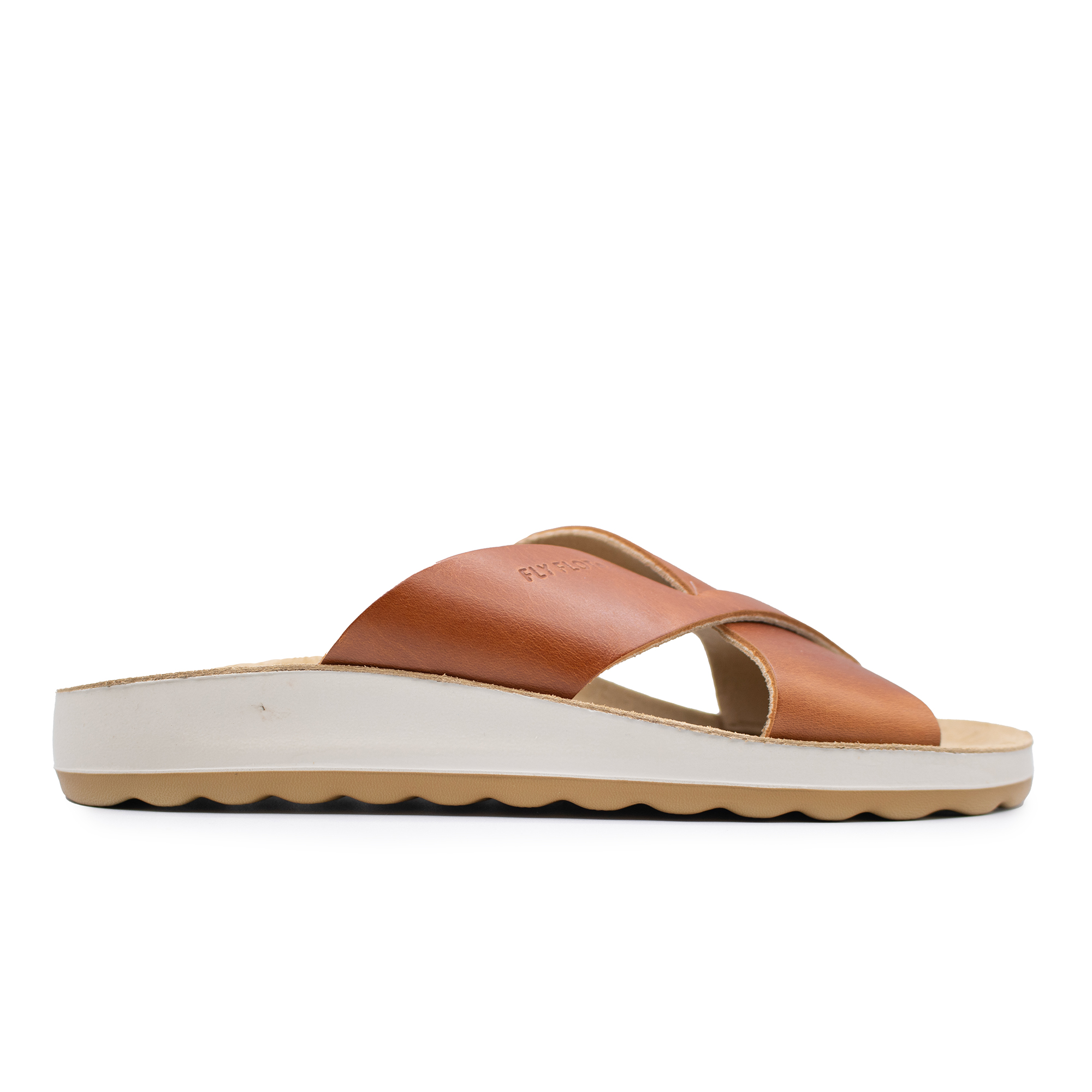 LEATHER WOMAN SLIPPER TAN