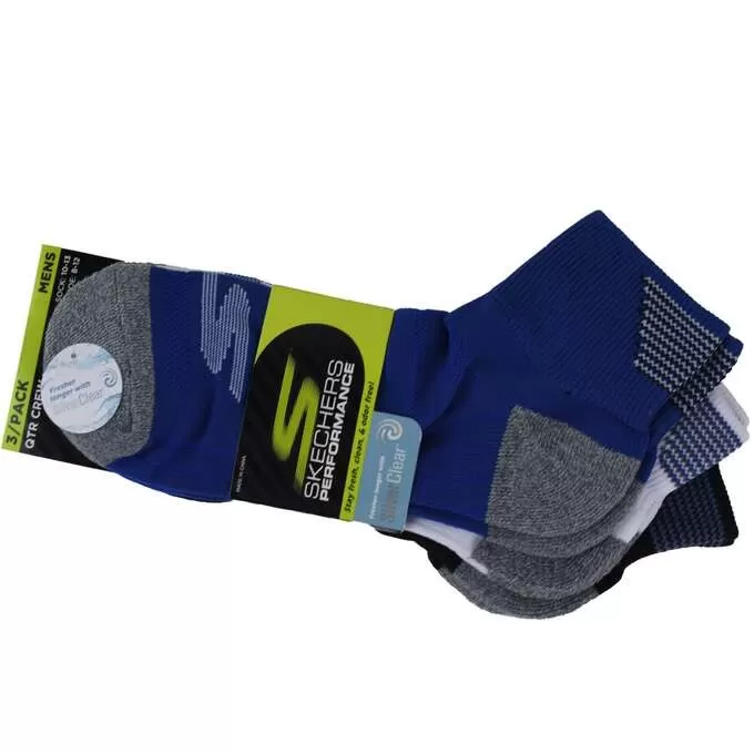 3PK MENS 1/2 TERRY QTR CREW