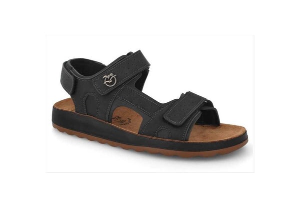 SYNTHETIC MAN SANDAL BLACK