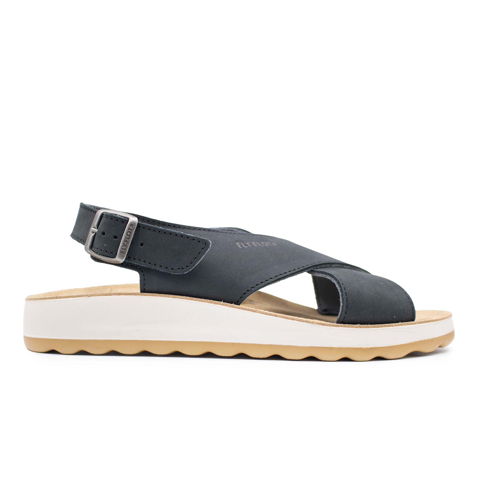 LEATHER WOMAN SANDAL BLACK