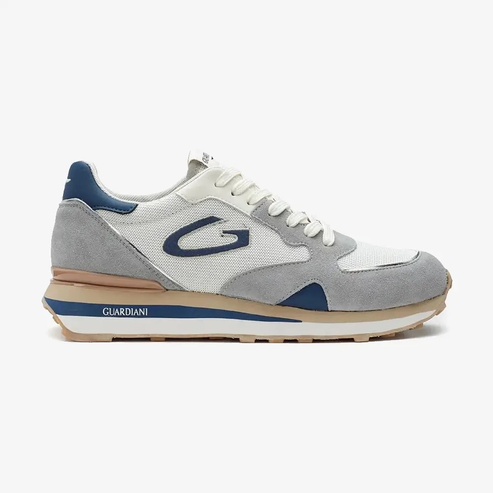 WEN 3163 LOW M SUEDE GREY/ PU BLUE/
