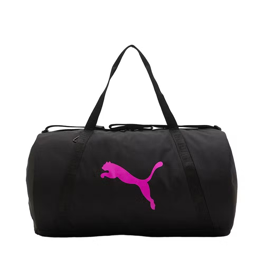 AT ESS BARREL BAG PUMA BLACK-DEEP ORCHID