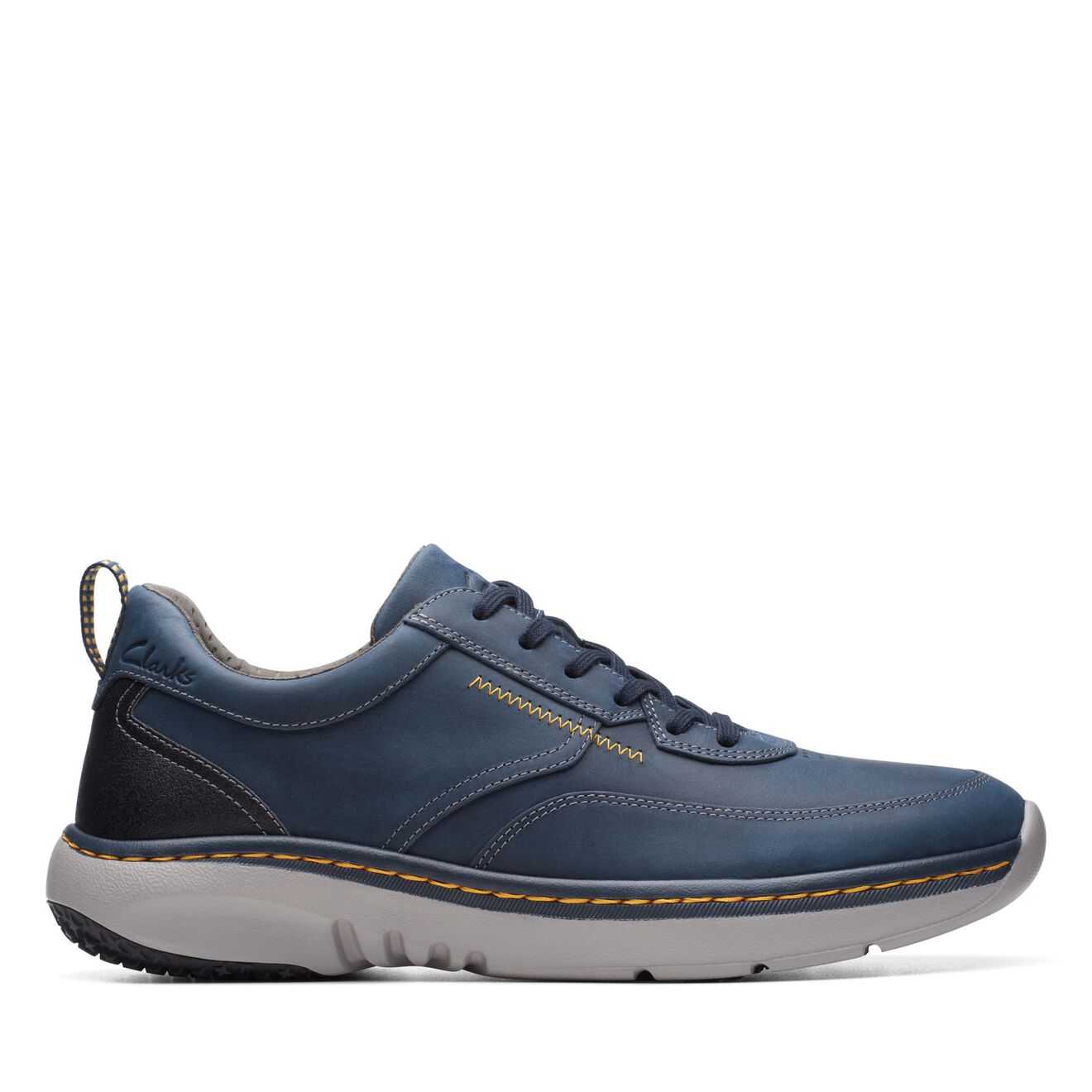 ClarksPro Lace Navy Leather