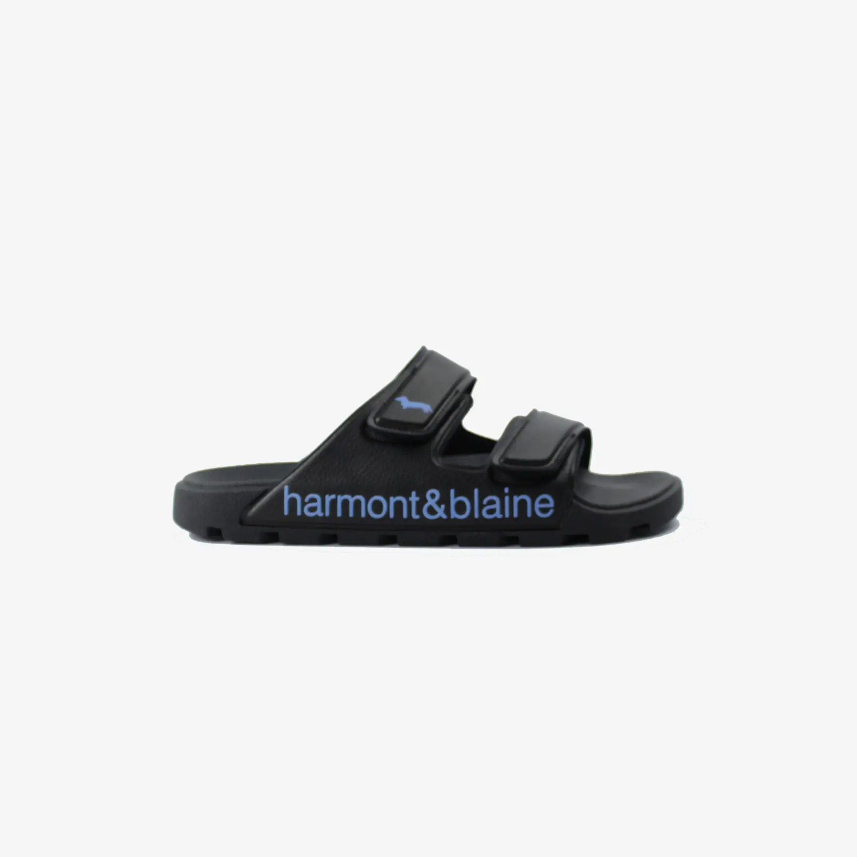 CIABATTA UOMO BLUBBER - LOGO NERO - AZZURRO