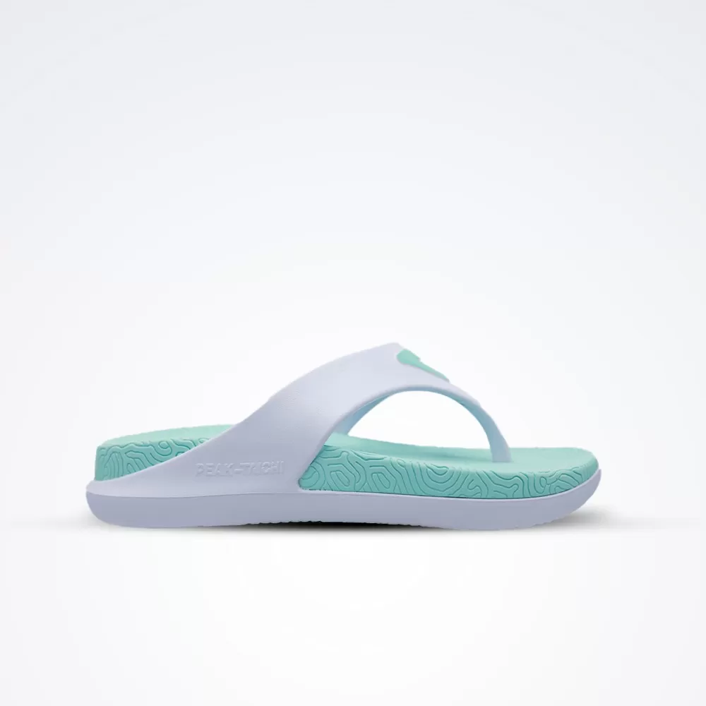 SLIPPERS White/Ice Blue