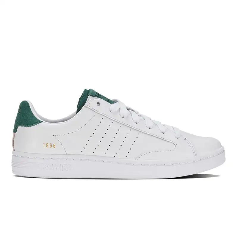 LOZAN  KLUB LTH~WHT/WHT/POSY GRN SD~M