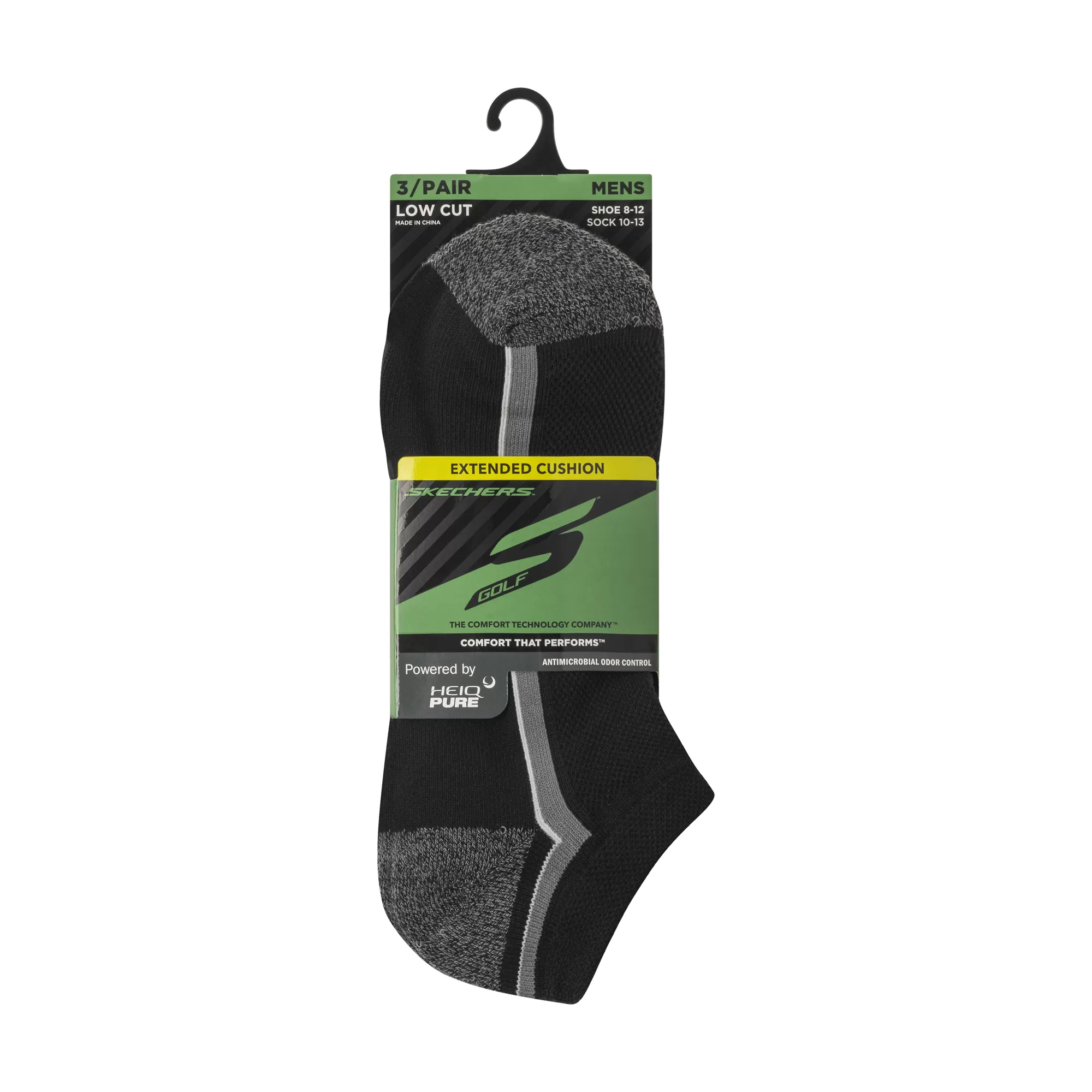 3PK MENS EXTENDED TERRY LOW CUT