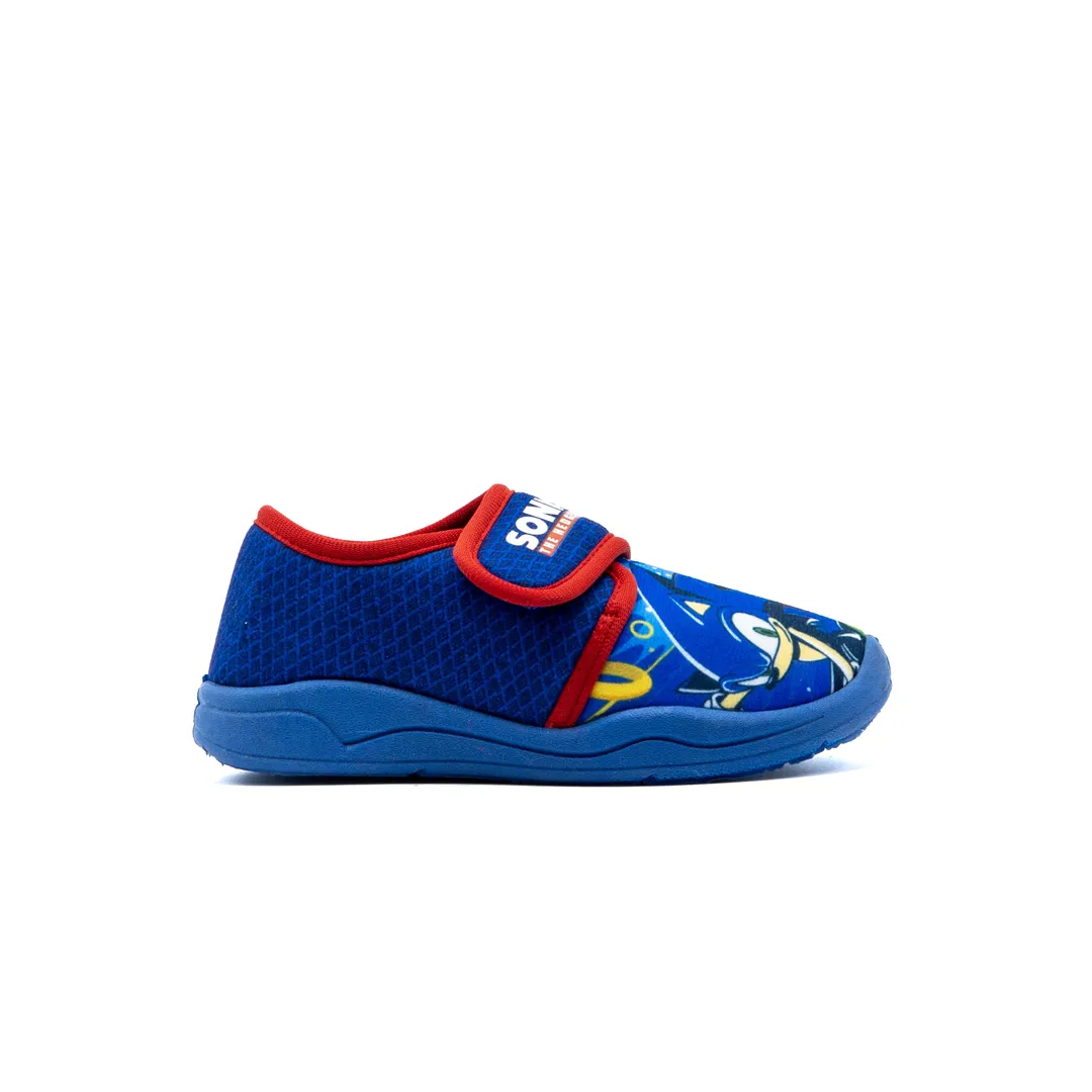 Boys Kids Velcro low Houseshoes