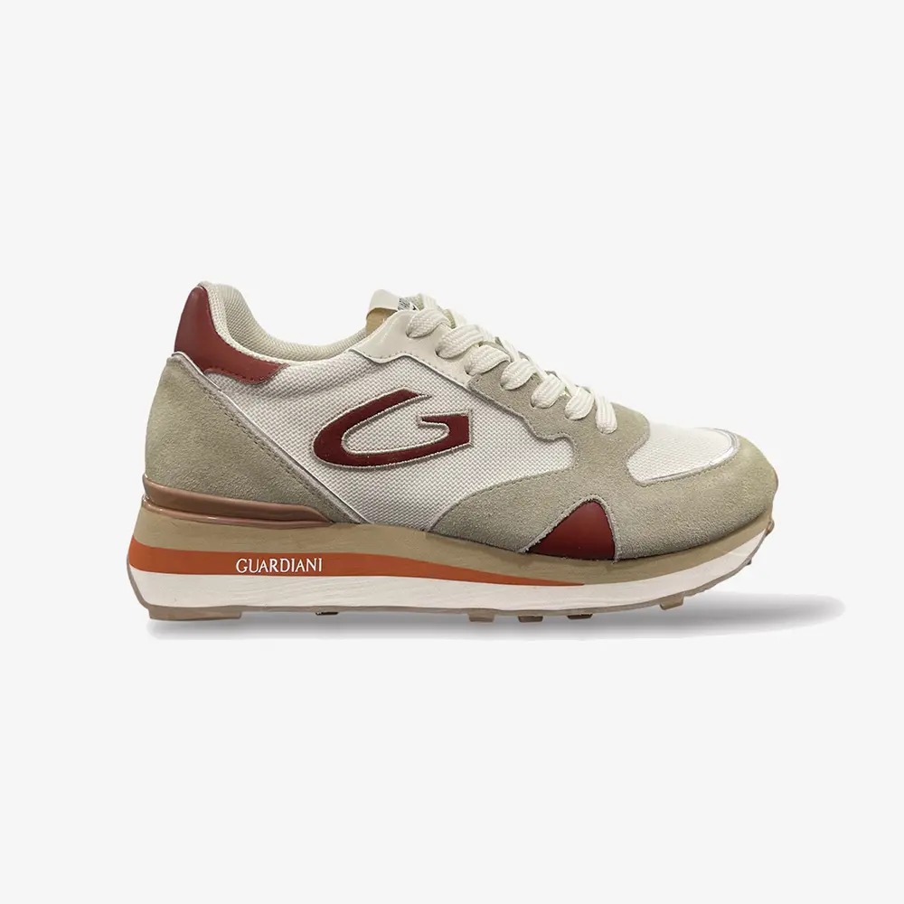 WEN 3163 LOW M SUEDE GREY/ PU RUST/