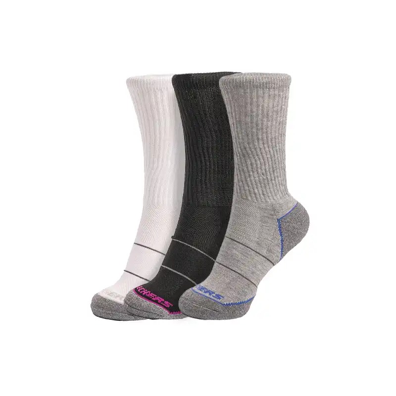 3PK WOMENS EXTENDED TERRY WORK CREW