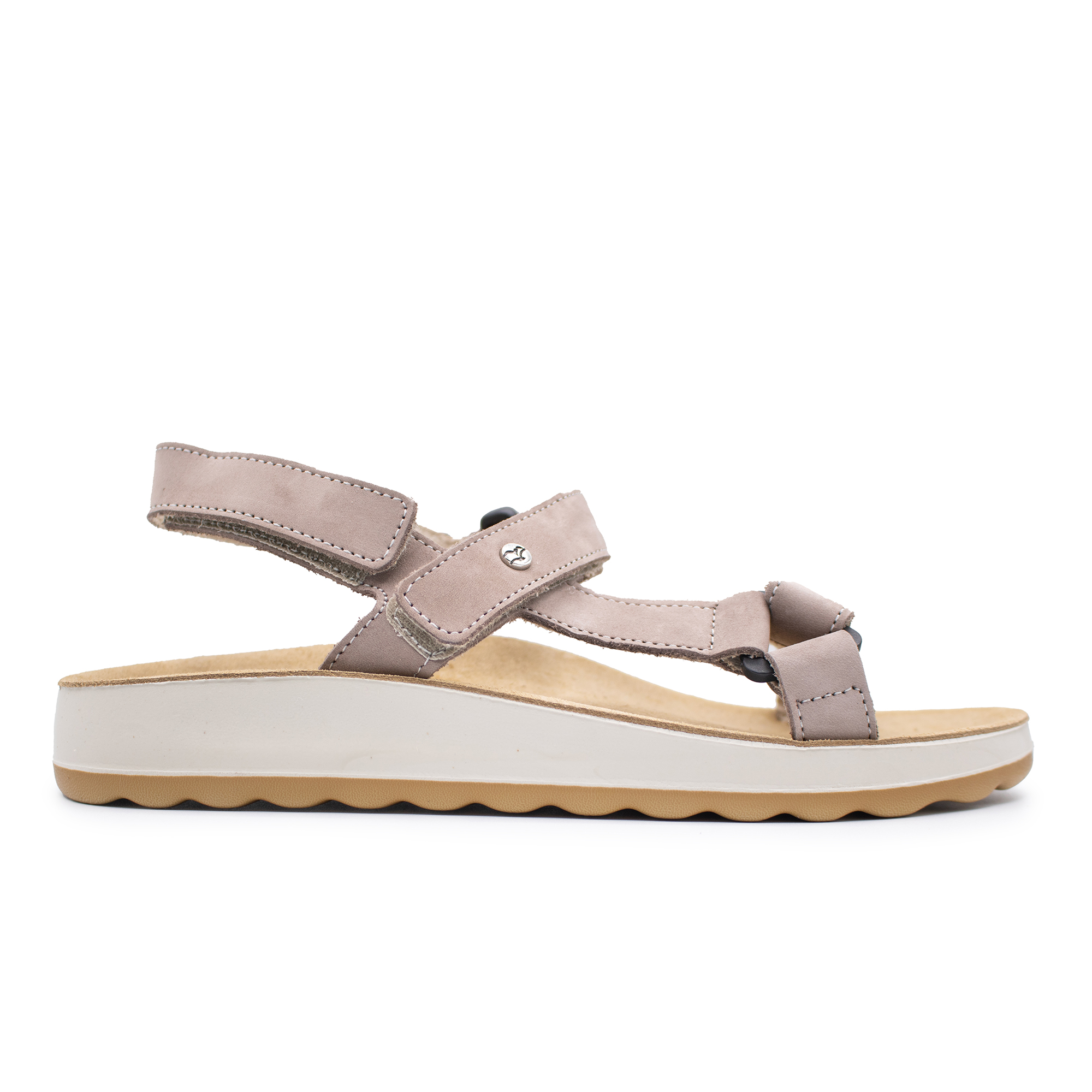 LEATHER WOMAN SANDAL TAUPE