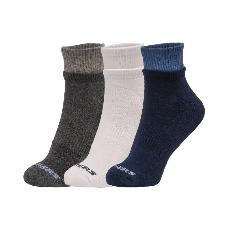 3PK MENS 1/2 TERRY QTR CREW