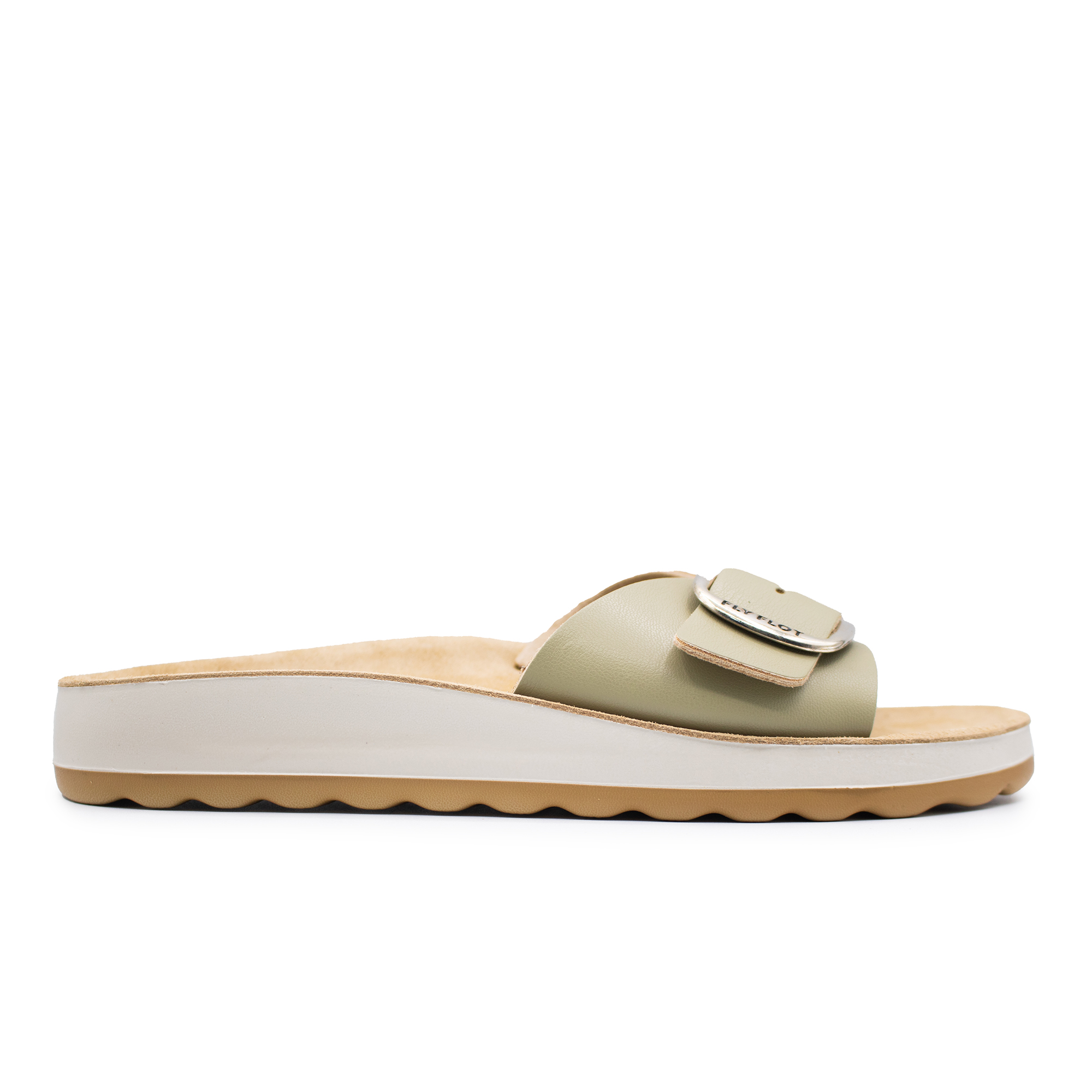 SYNTHETIC WOMAN SLIPPER LIGHT GREEN