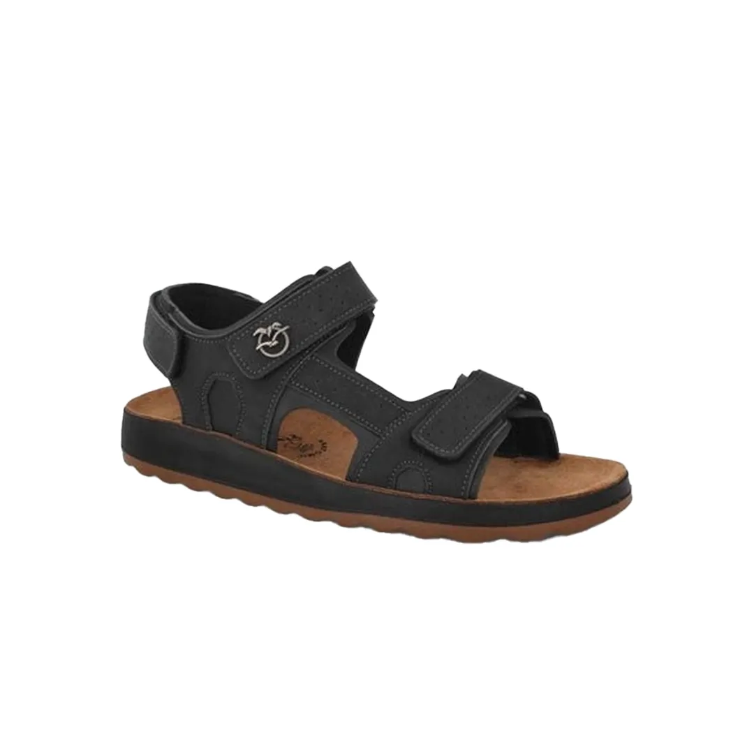 SYNTHETIC MAN SANDAL BLACK