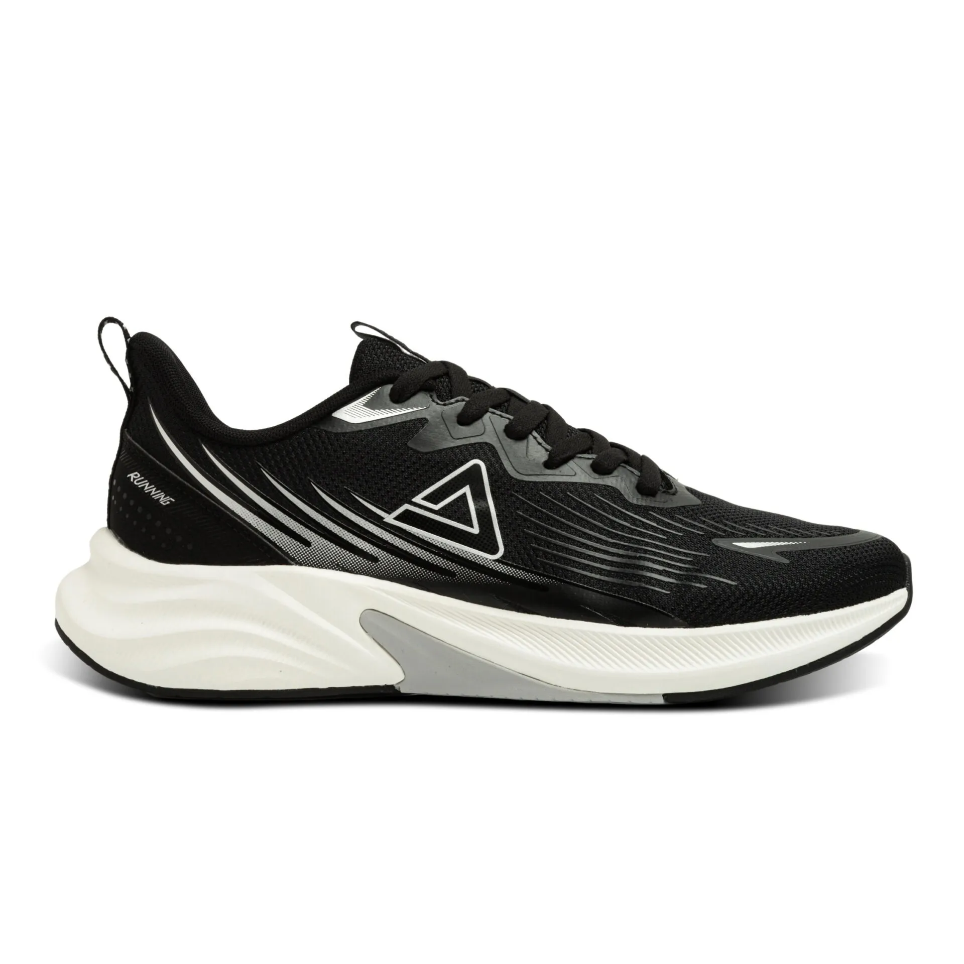 TRAINING RUNNING SHOES-BLACK/WHITE