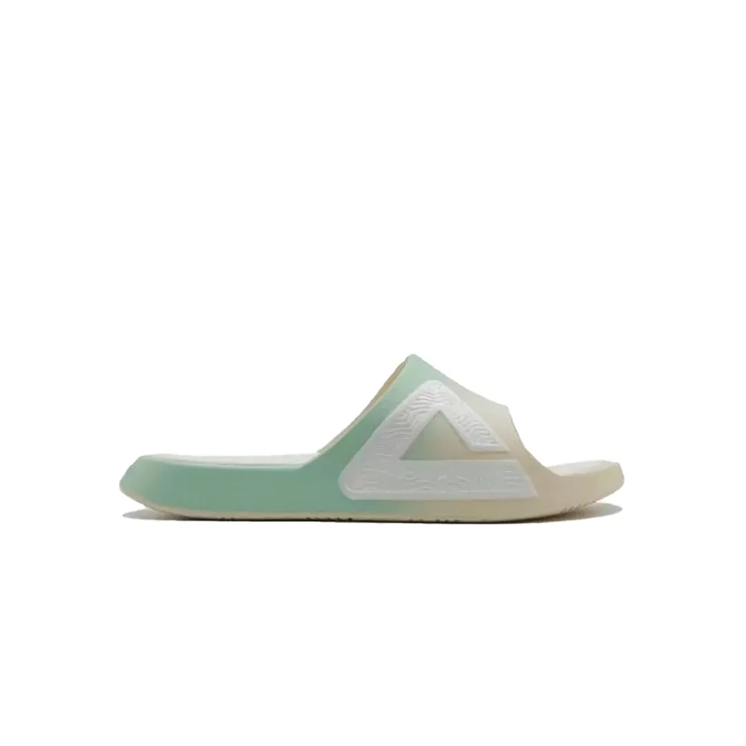SLIPPERS_Desert powder/light acid green