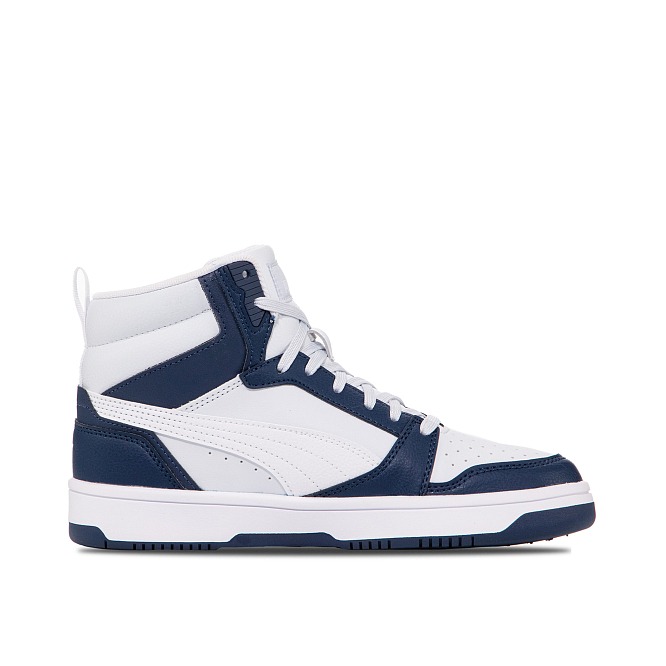 Puma Rebound V6 Mid Jr Club Navy-PUMA Wh