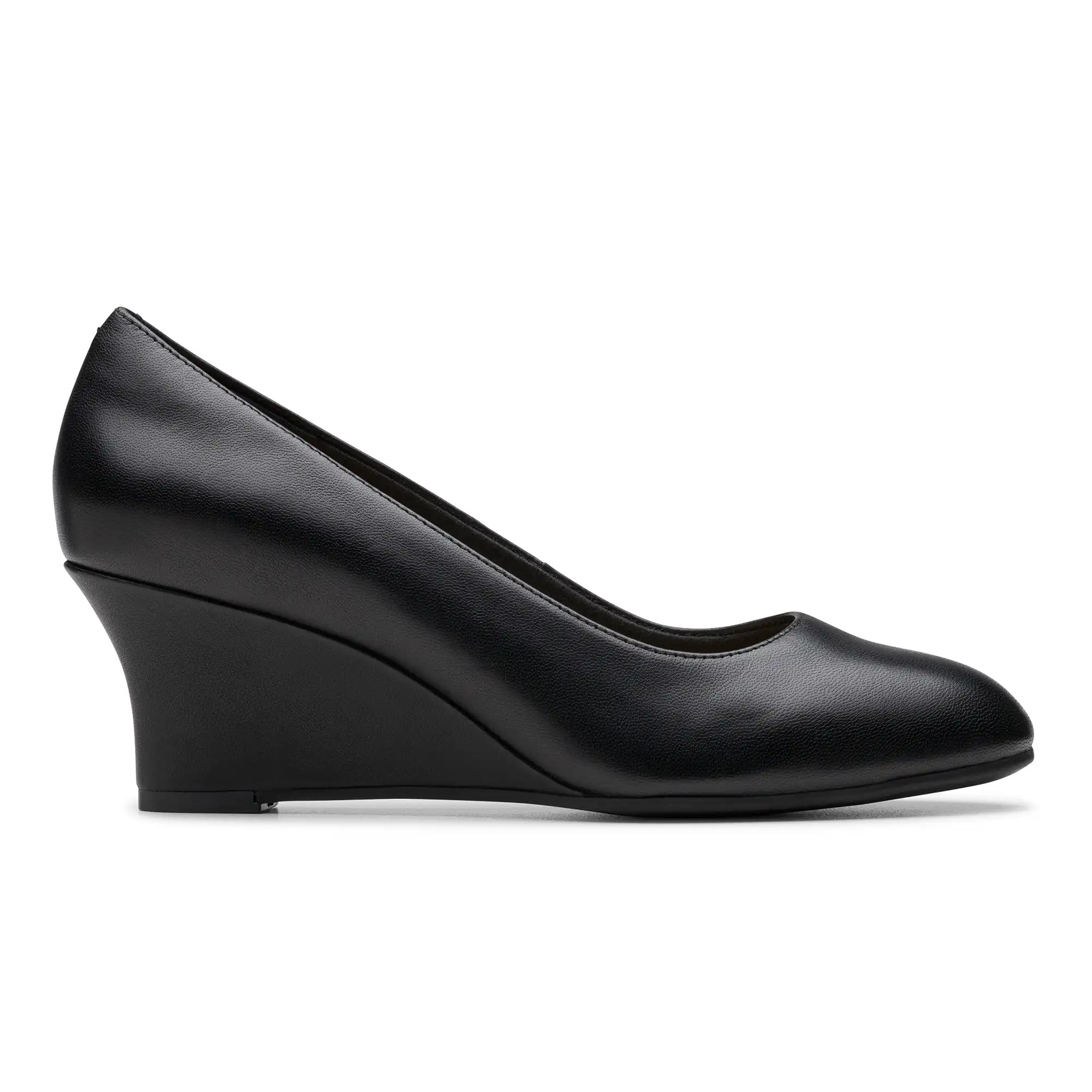 Olivette Pearl Black Leather