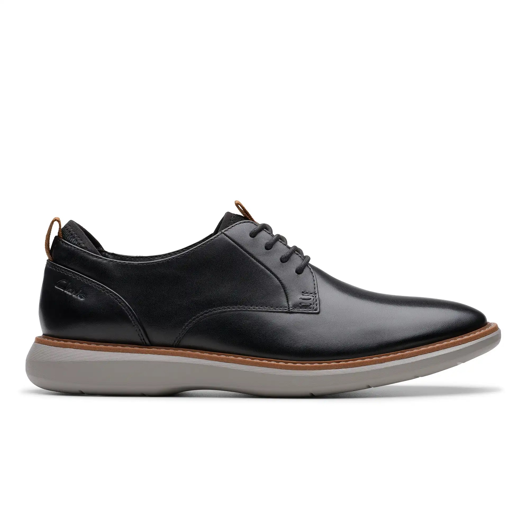 Brantin Plain Black Leather